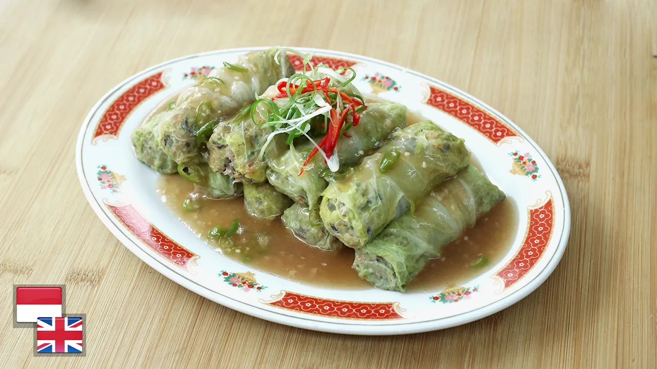 Daging Gulung Sawi